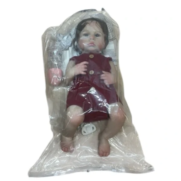 New 18Inch Girl Cameron Whole Body Silicone Vinyl Bebe Reborn Dolls 3D Painted